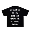 SYDNEY SWEENEY KEN CARSON T-SHIRT